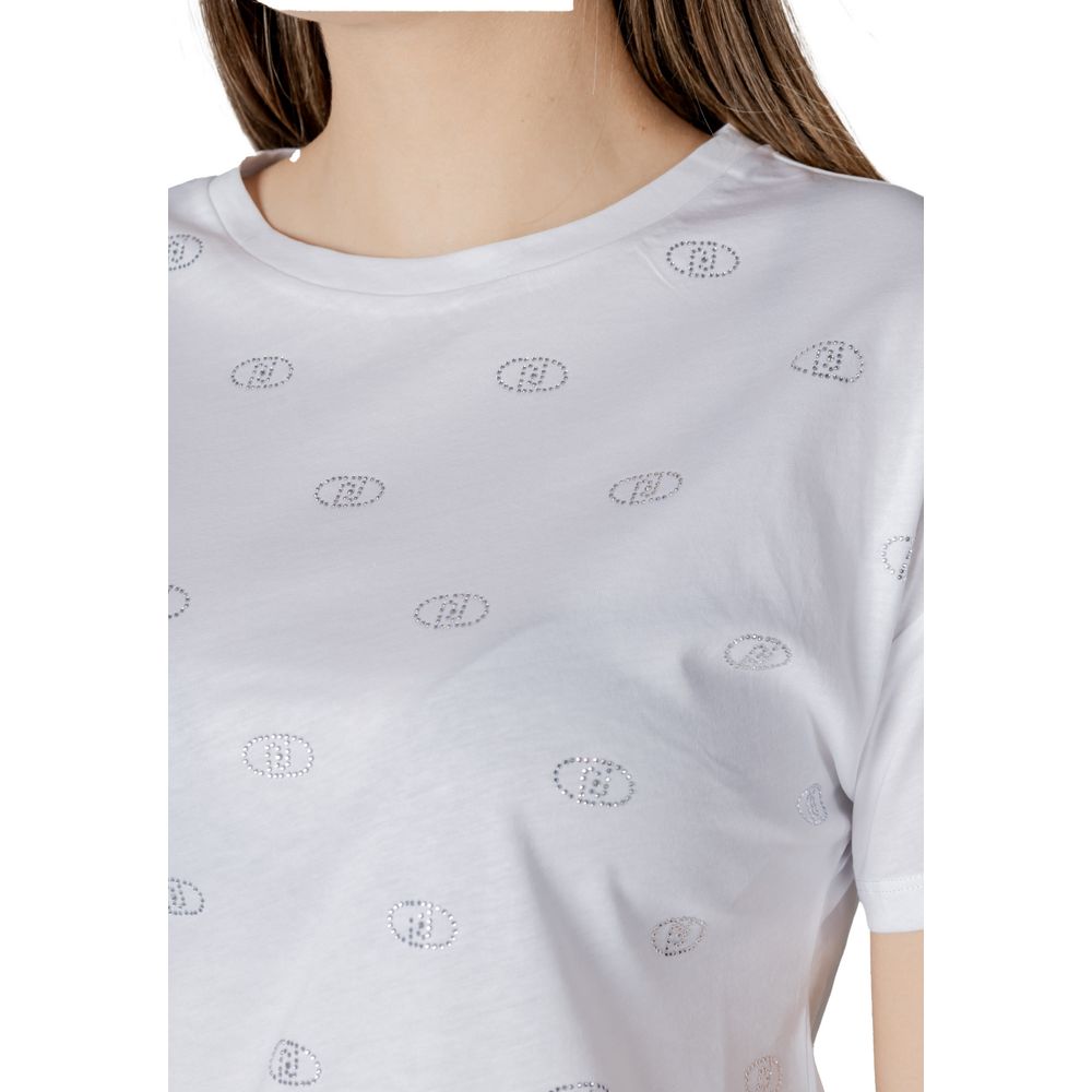 Liu Jo Topuri și tricou din bumbac alb