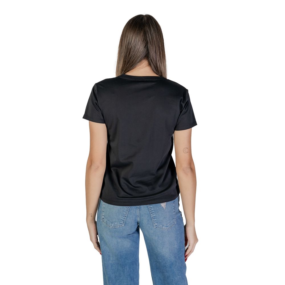 Tricou Liu Jo negru din bumbac