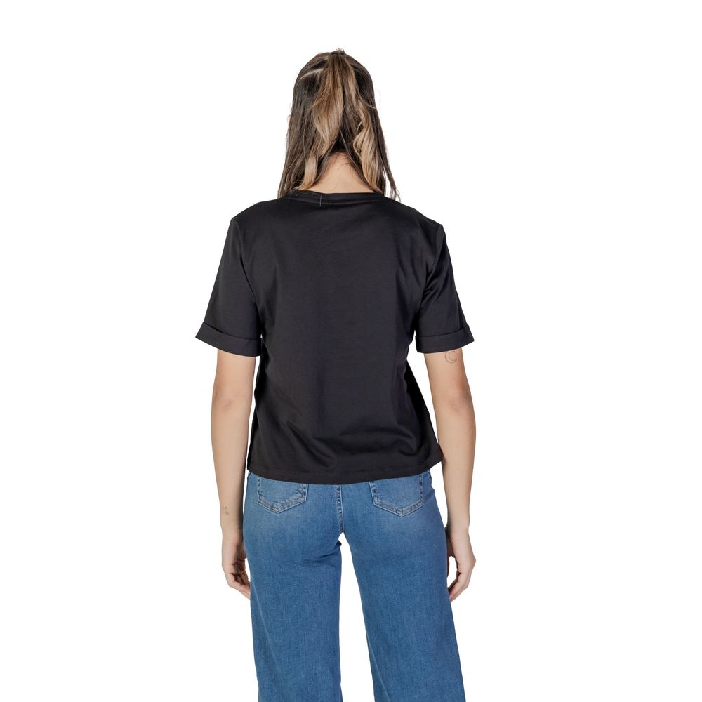 Tricou Liu Jo negru din bumbac