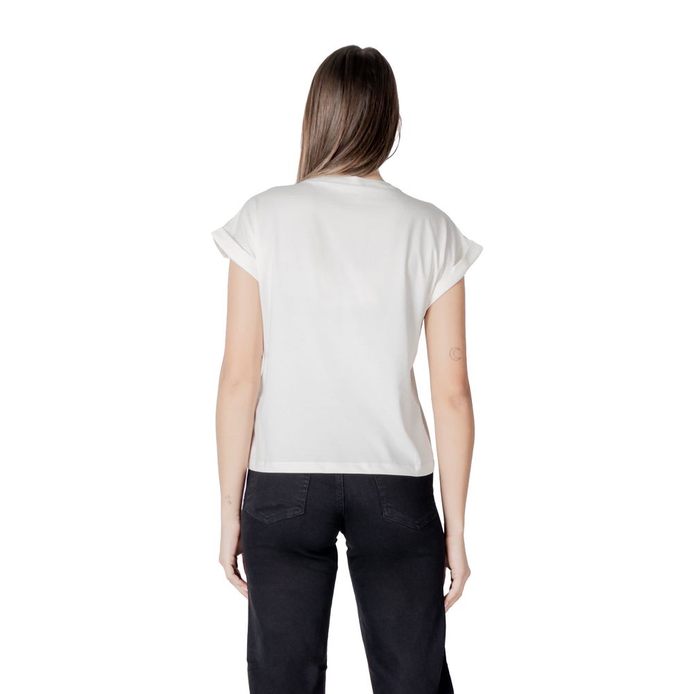Tricou Liu Jo alb din bumbac