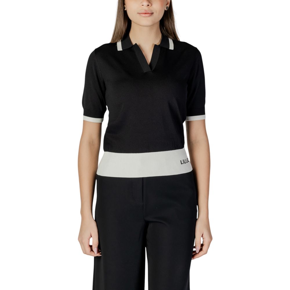 Liu Jo Bluze și tricou din viscoză alb-negru