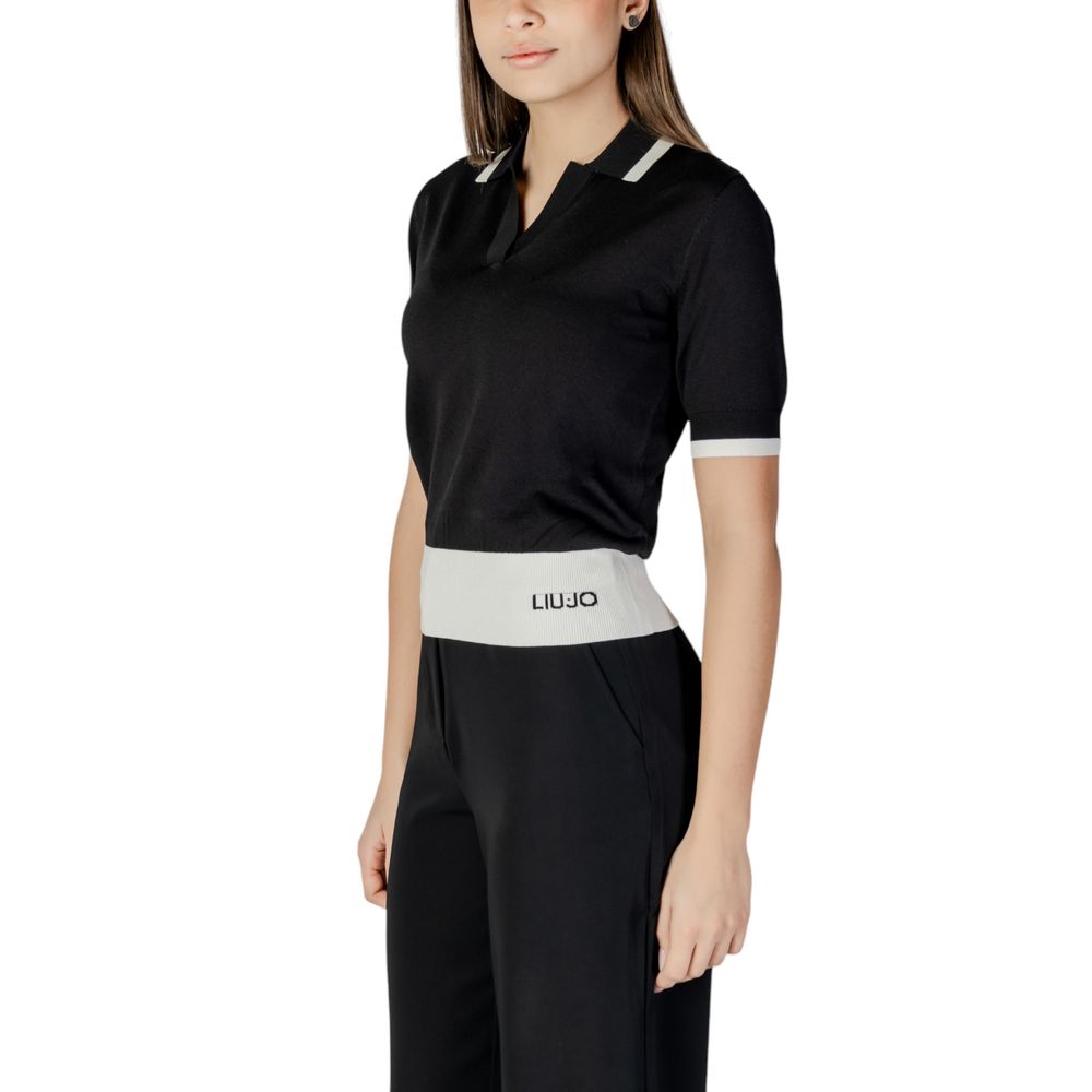 Liu Jo Bluze și tricou din viscoză alb-negru