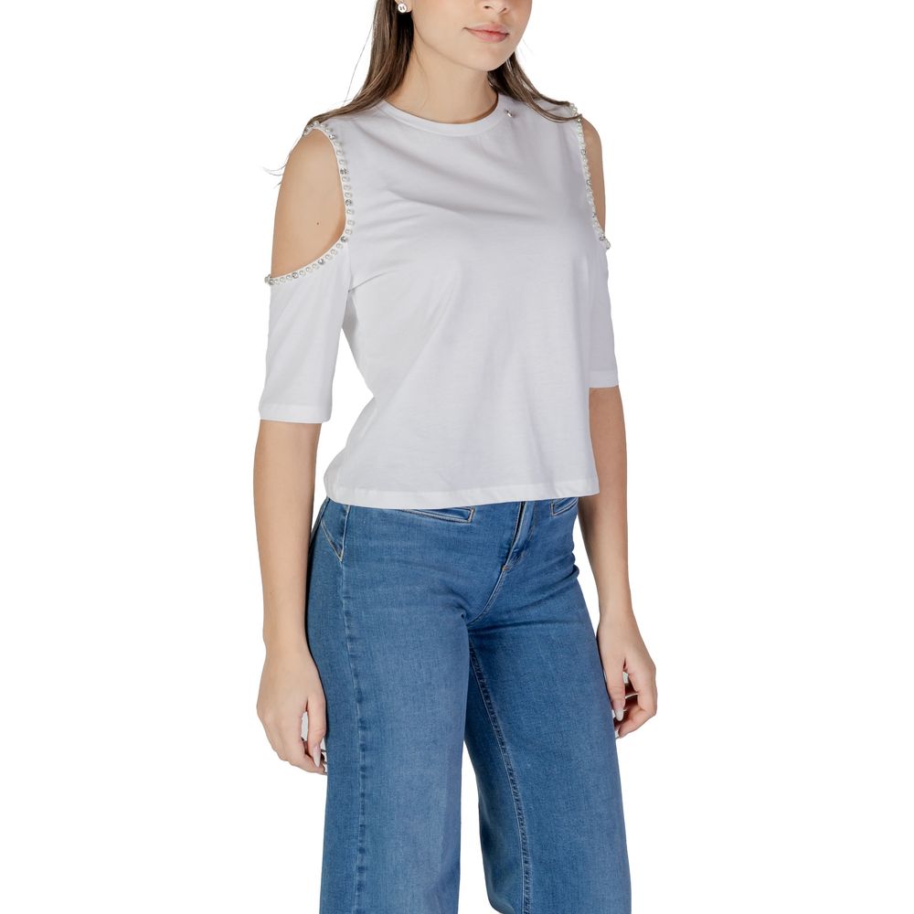 Tricou Liu Jo alb din bumbac