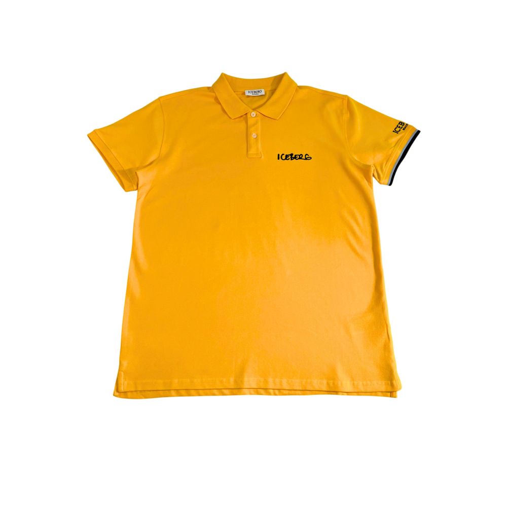 Iceberg Gelbes Poloshirt aus Baumwolle für Herren