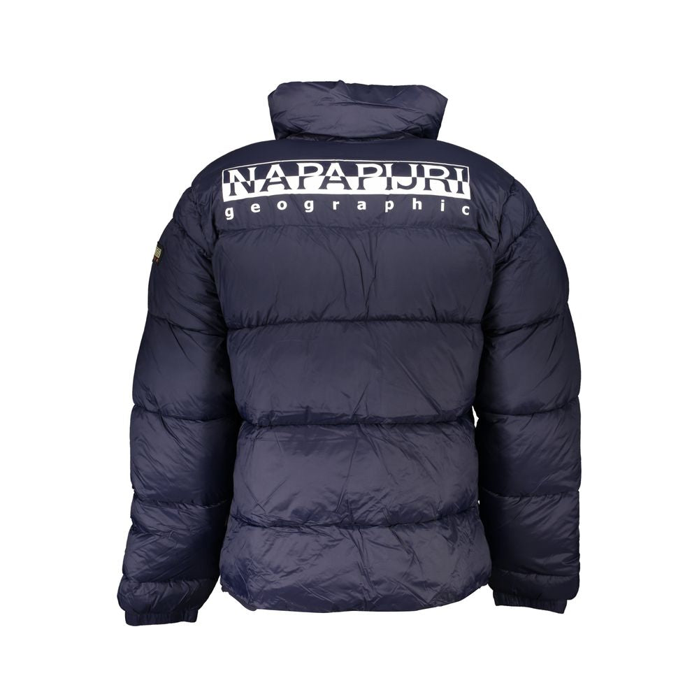 Napapijri Blaue Polyamid-Herrenjacke