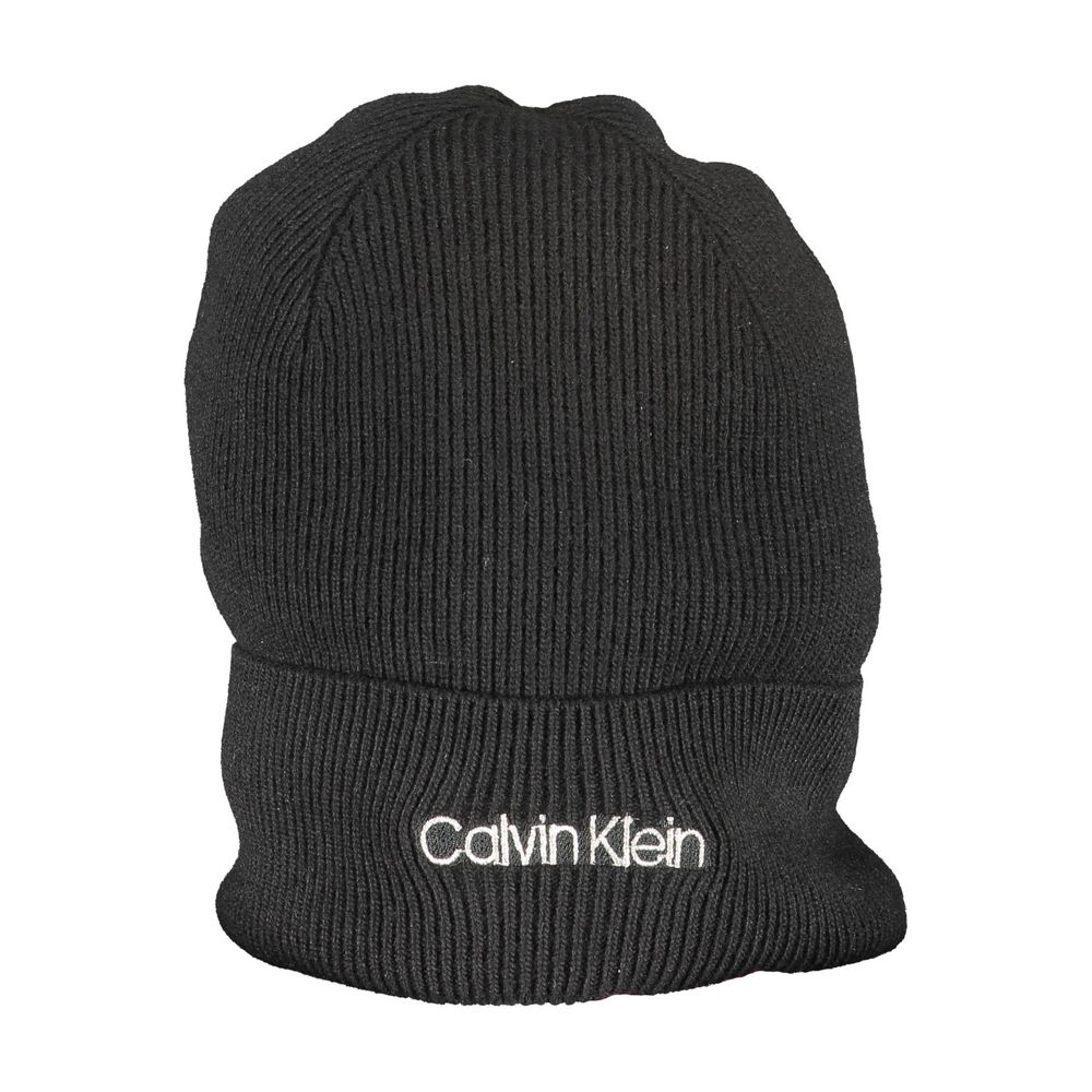 Pălărie neagră din lână Calvin Klein