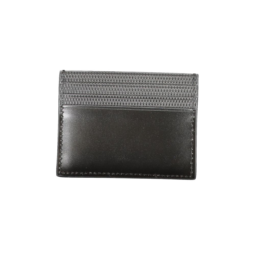 Calvin Klein Schwarze Lederbrieftasche
