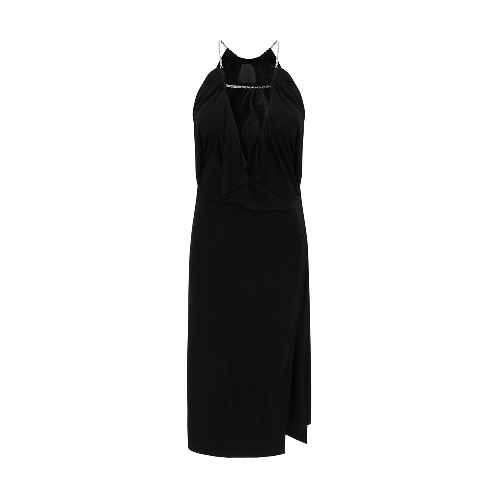 Rochie midi Givenchy cu decolteu halter