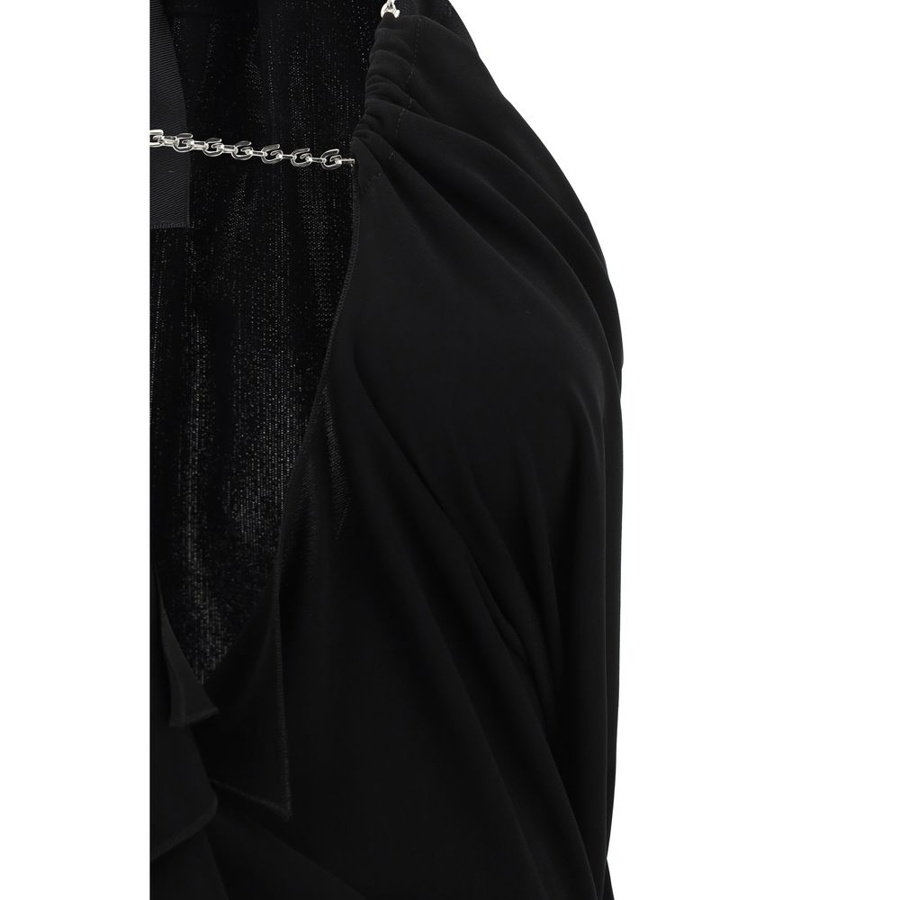Rochie midi Givenchy cu decolteu halter