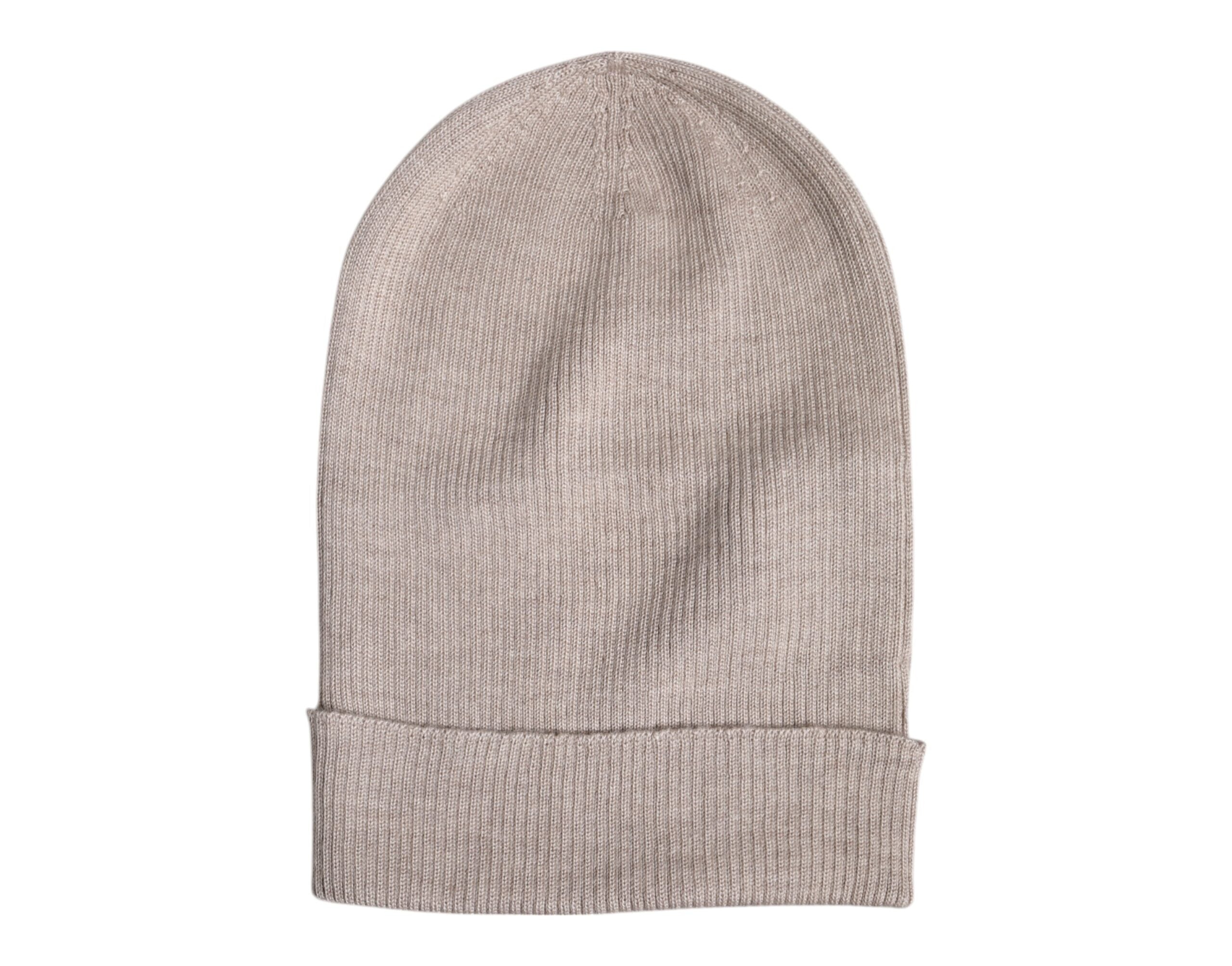 Dolce &amp; Gabbana Beige Kaschmir Strick-Wintermütze