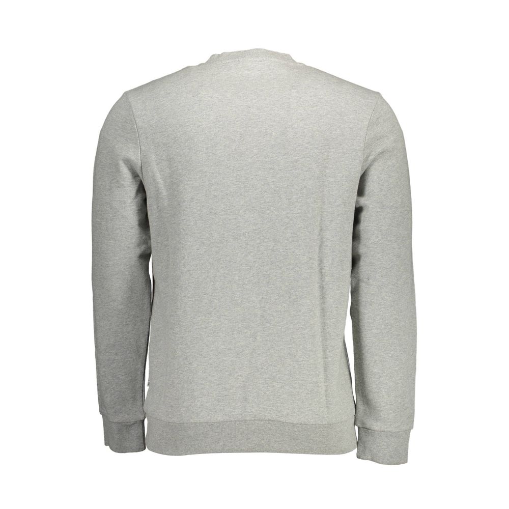 Napapijri Herrenpullover aus grauer Baumwolle