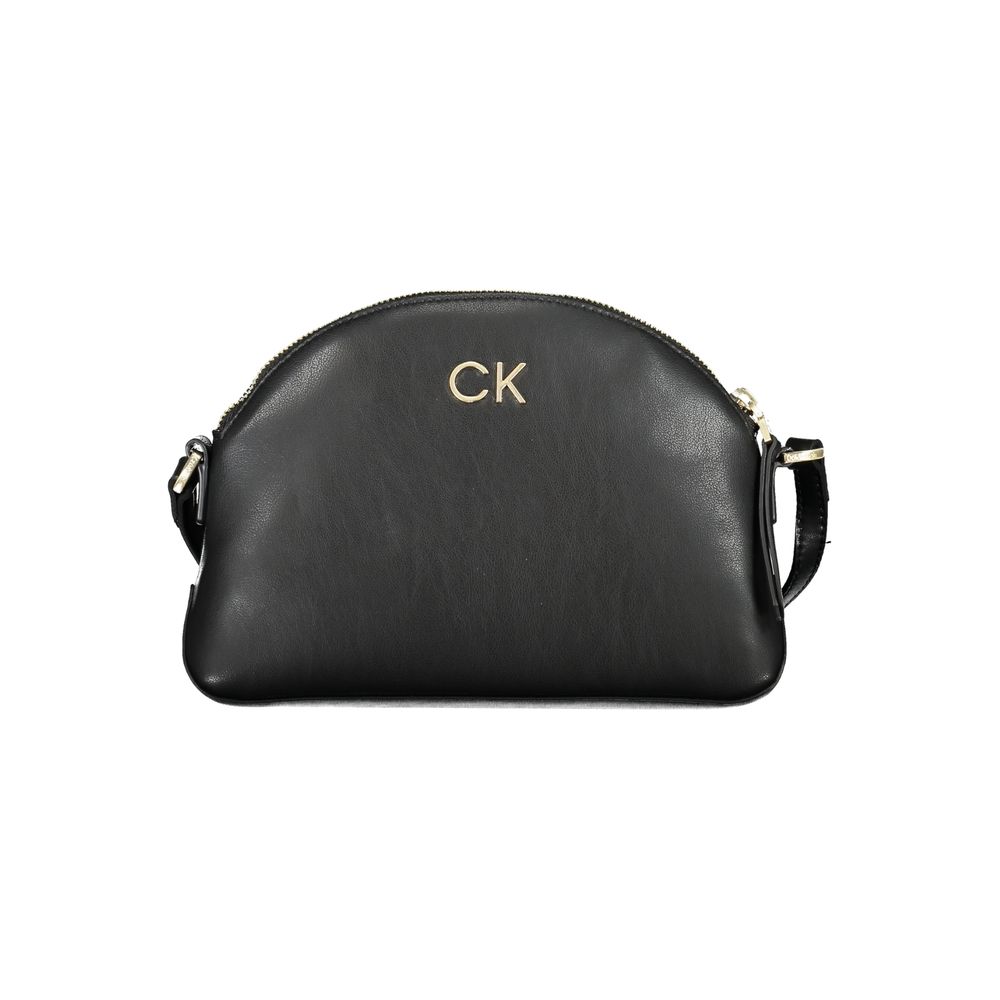 Calvin Klein Schwarze Polyester-Handtasche