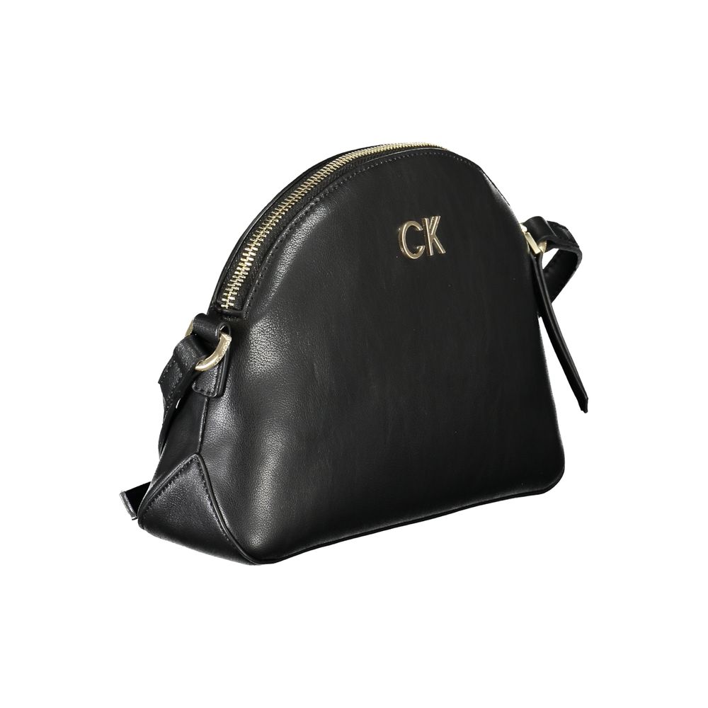 Geantă de mână Calvin Klein neagră din poliester
