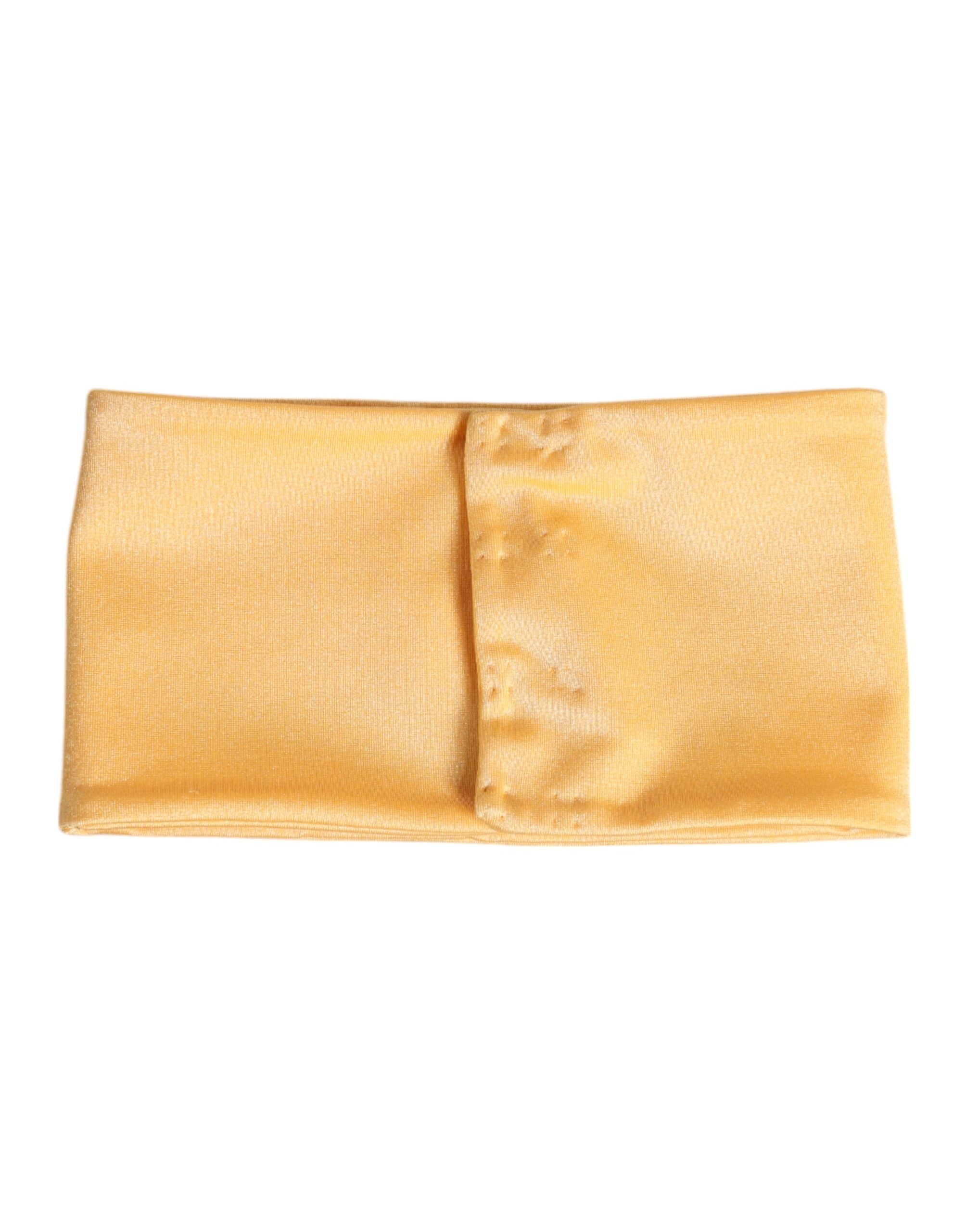 Eșarfă Dolce &amp; Gabbana Galben Nylon Stretch pentru femei