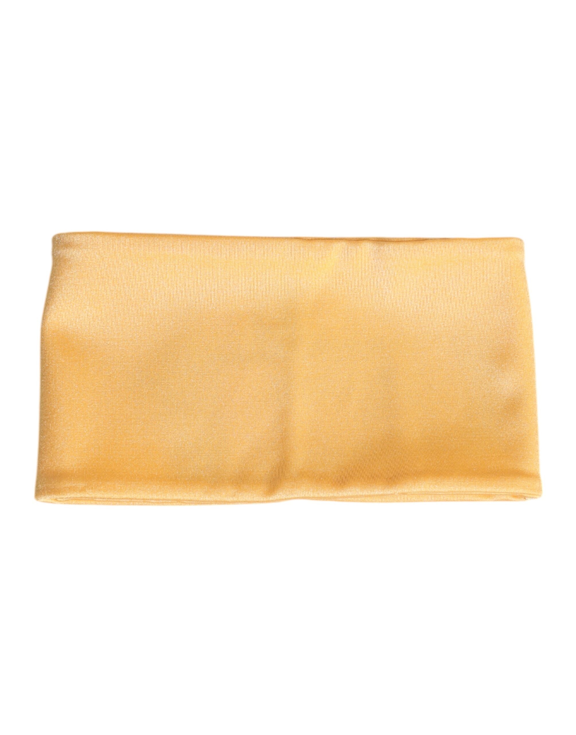 Eșarfă Dolce &amp; Gabbana Galben Nylon Stretch pentru femei