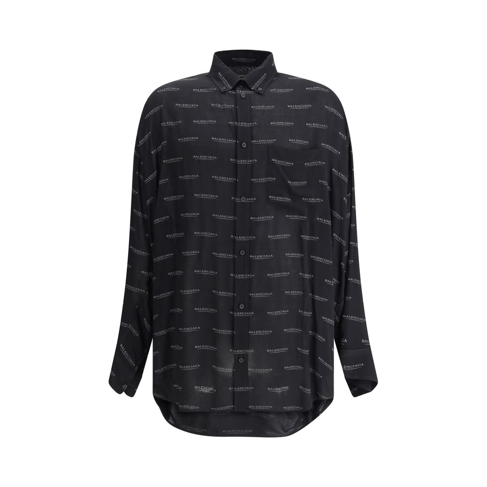 Cămașă cu logo Balenciaga