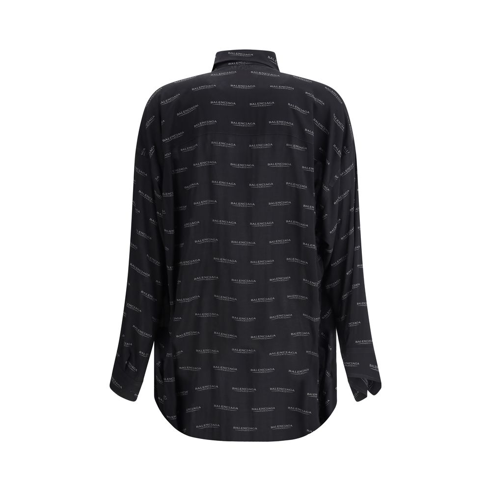 Cămașă cu logo Balenciaga