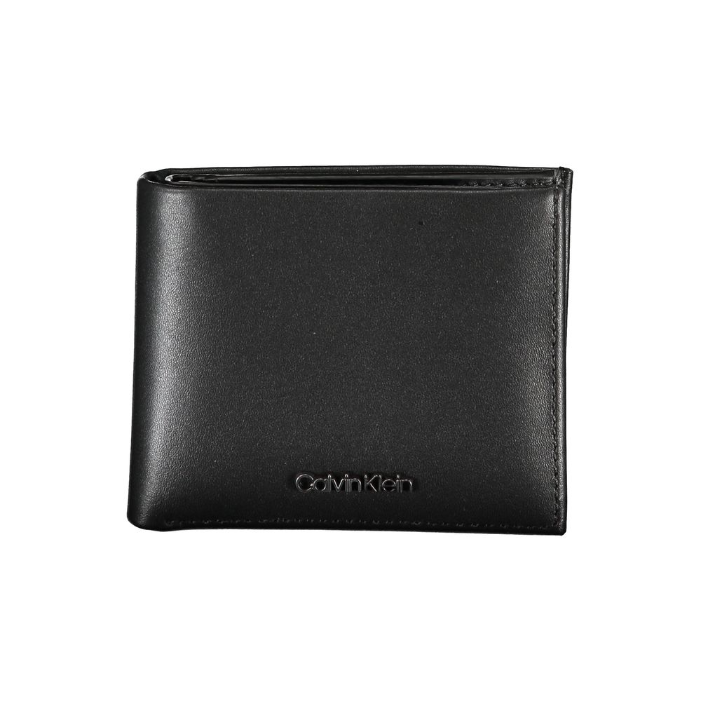 Portofel elegant din piele Calvin Klein, pliabil, cu blocare RFID