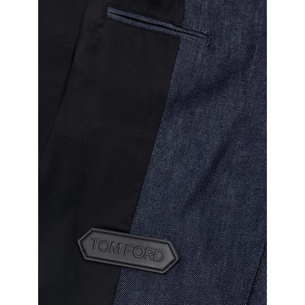 Tom Ford Blaue Baumwollkleidung