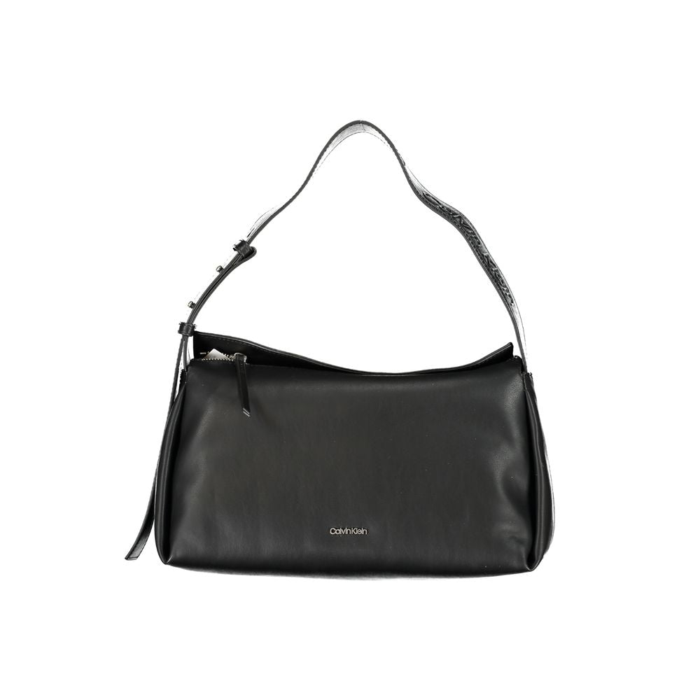 Calvin Klein Schwarze Polyester-Handtasche