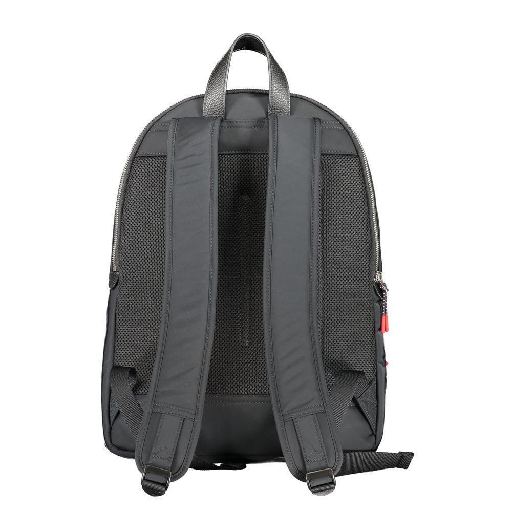 Tommy Hilfiger – Schwarzer Polyester-Rucksack