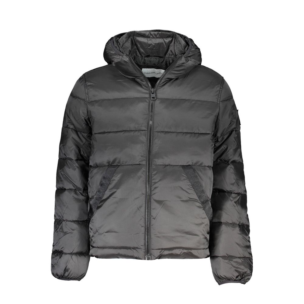 Calvin Klein Sleek Herrenjacke mit Kapuze und Kontrastdetails