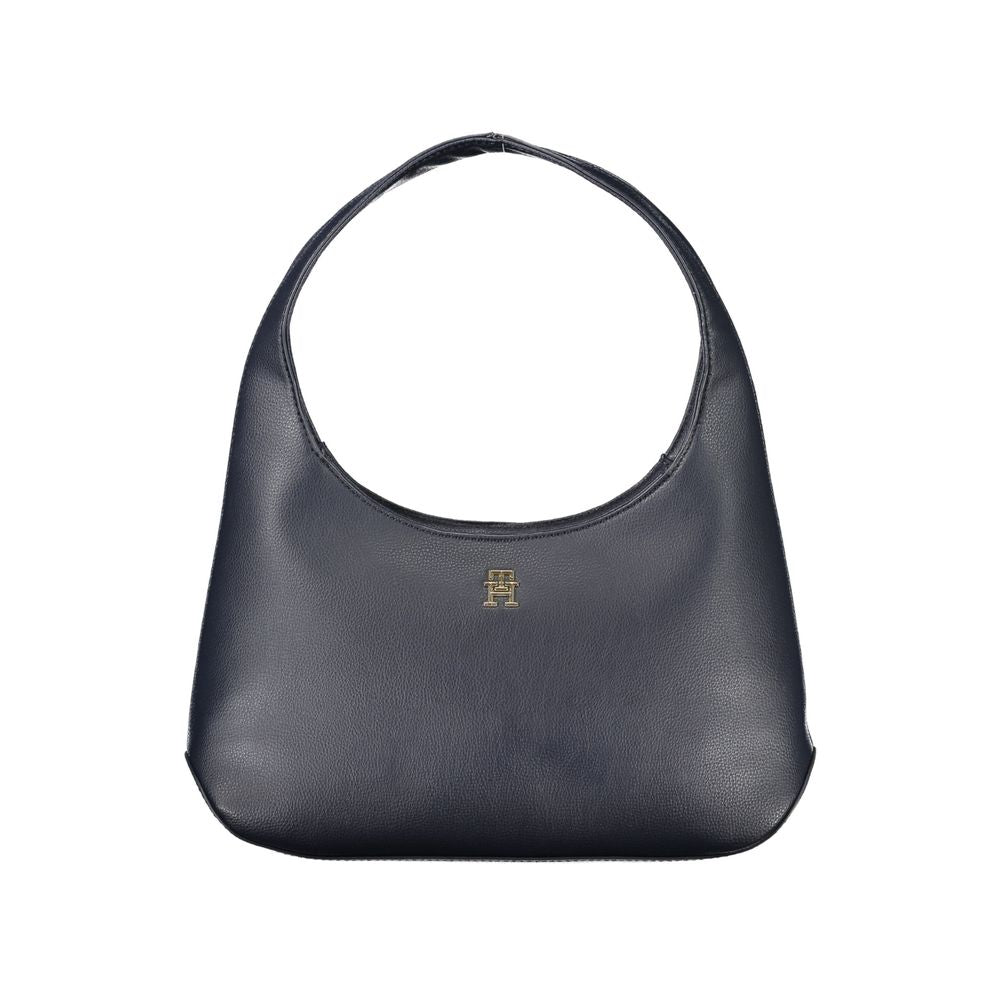 Tommy Hilfiger – Blaue Polyester-Handtasche