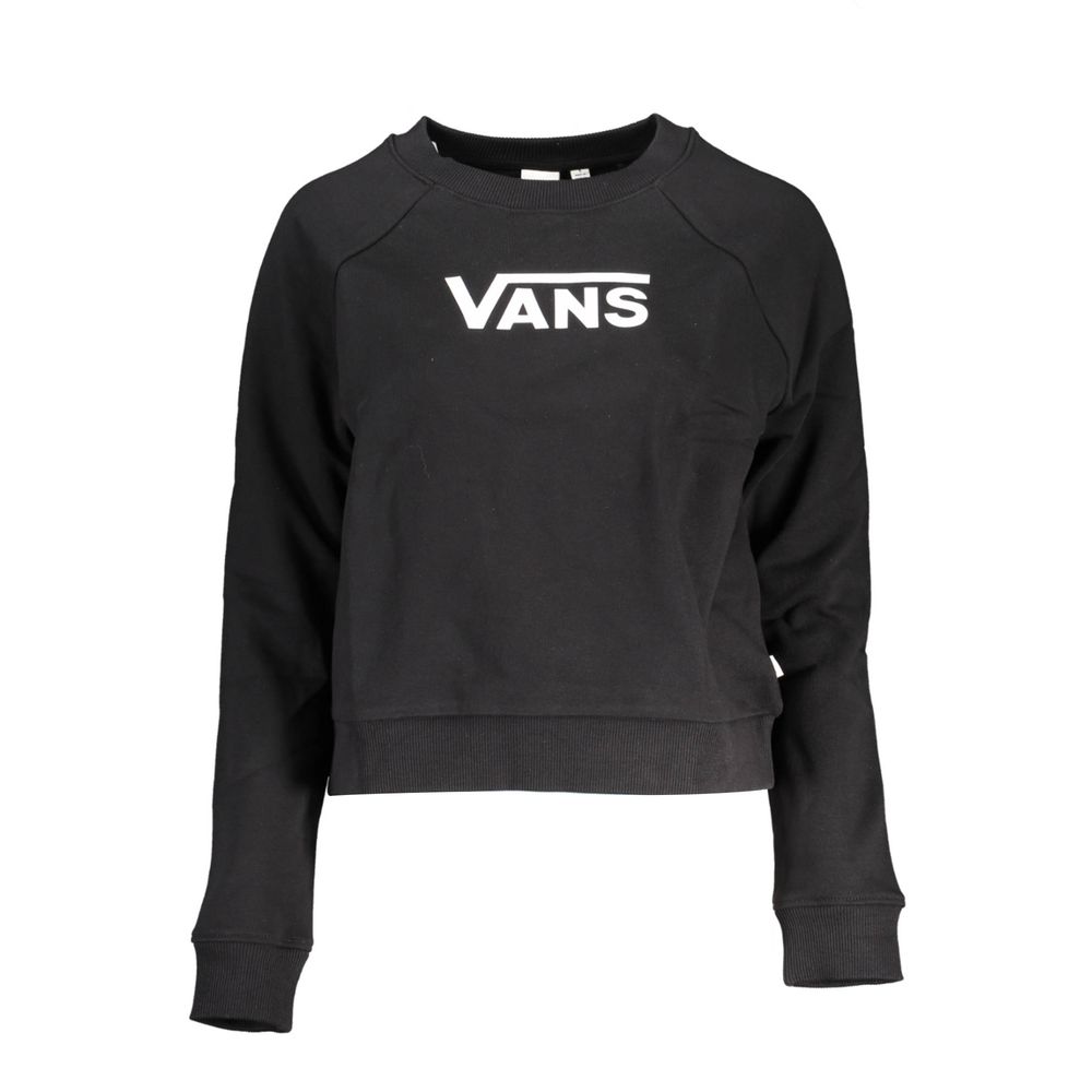 Vans – Schwarzer Baumwollpullover für Damen