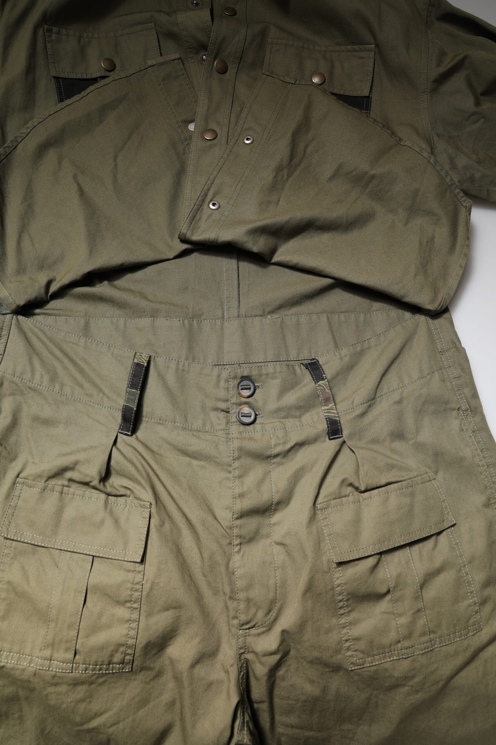 Dolce &amp; Gabbana Braunes Baumwoll-Stretch-Hemd-Hosen-Freizeitset