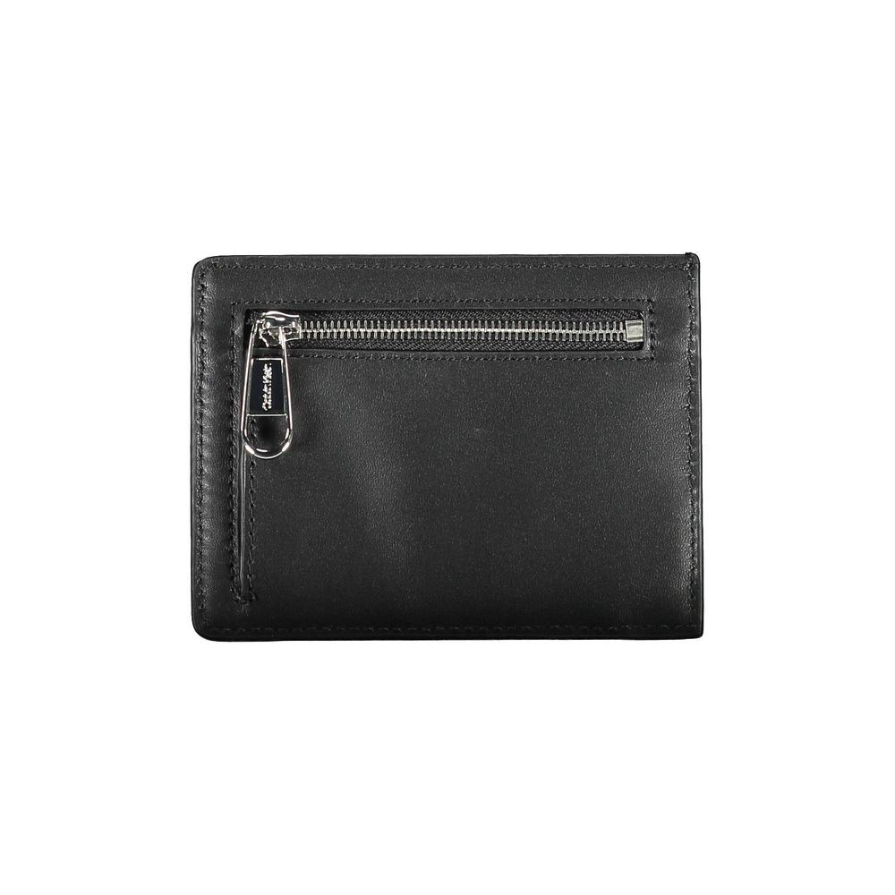 Calvin Klein – Schwarzes Polyethylen-Portemonnaie für Herren