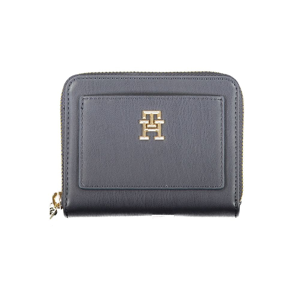 Portofel din polietilenă albastru Tommy Hilfiger