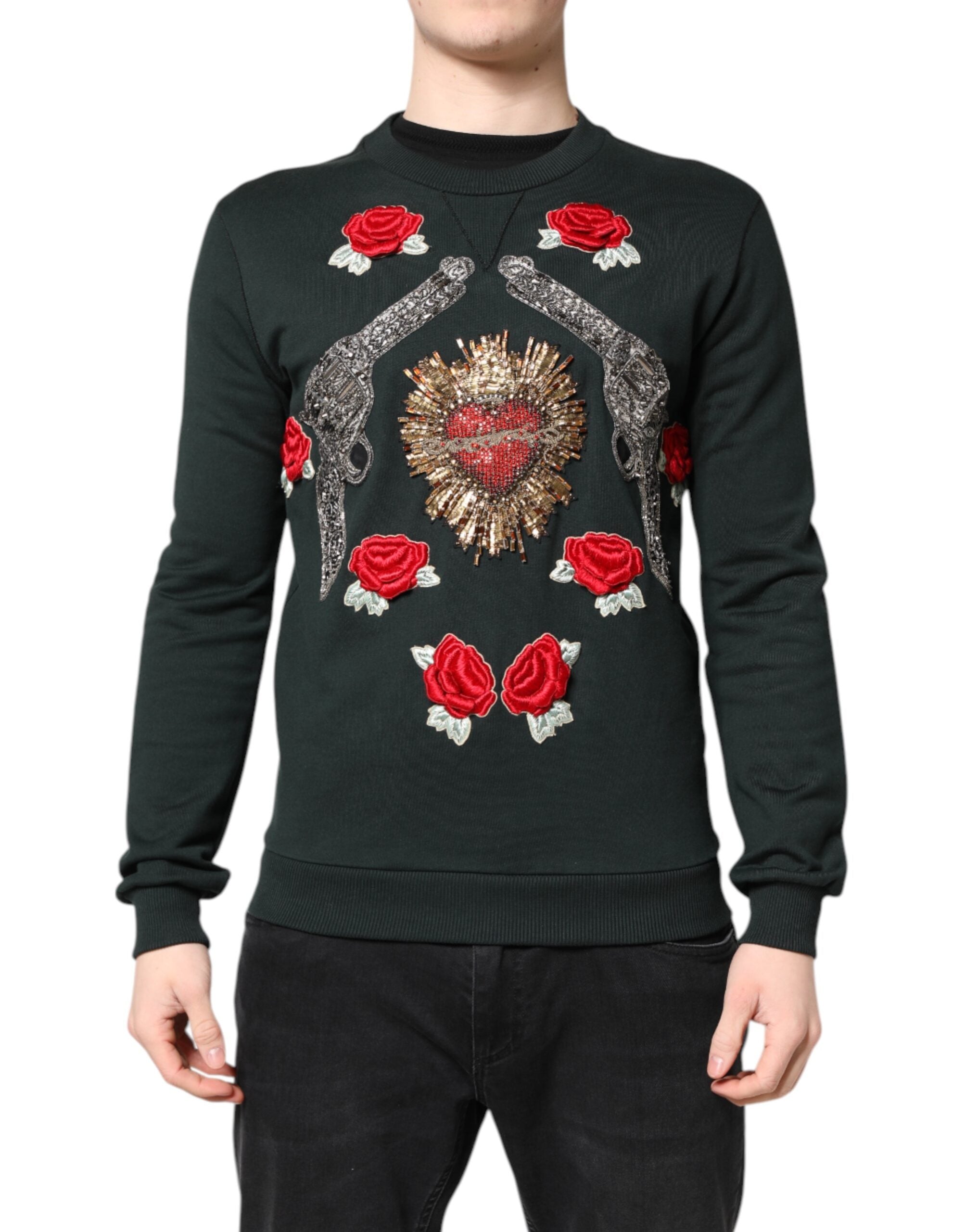 Pulover Dolce &amp; Gabbana negru cu paiete