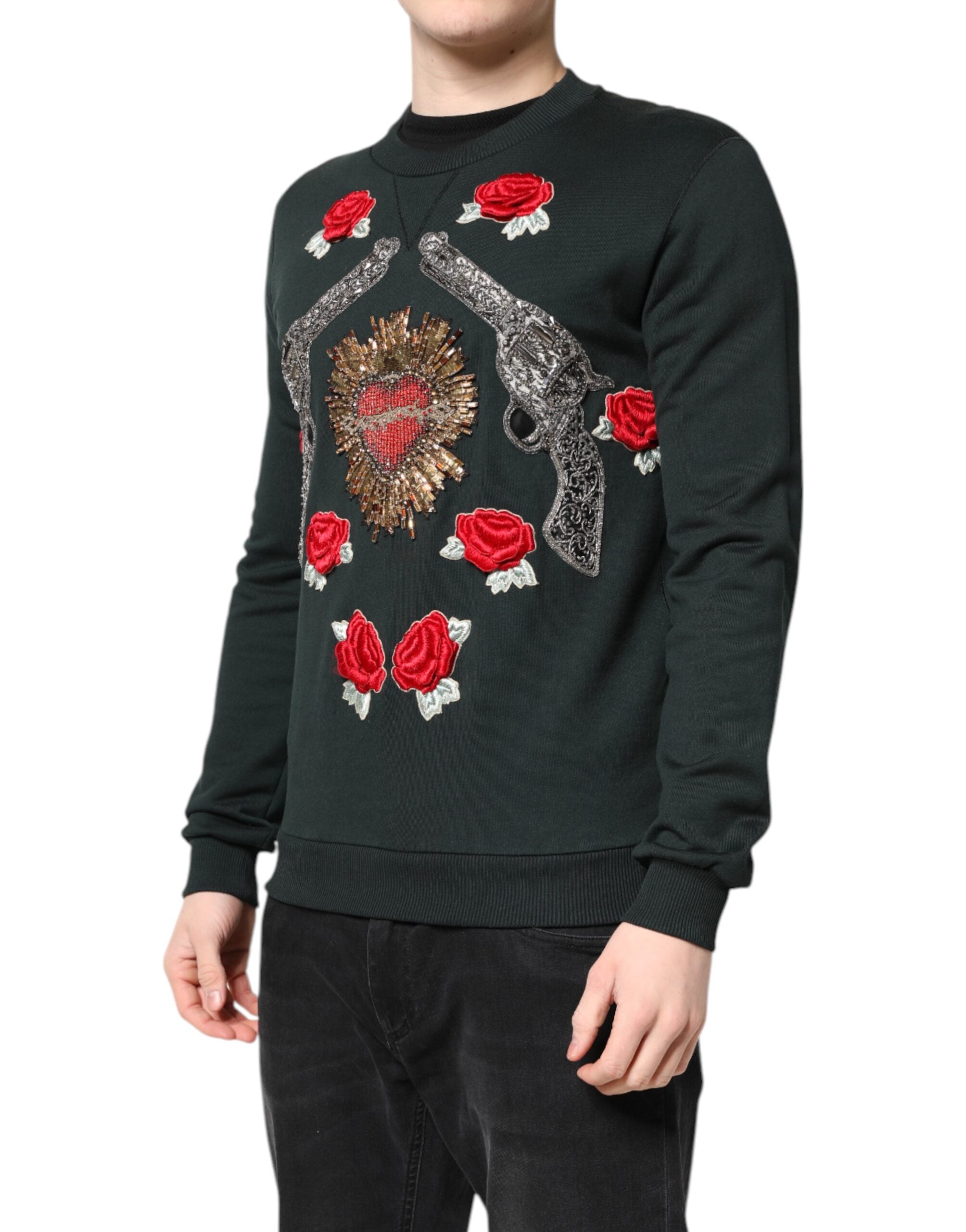 Pulover Dolce &amp; Gabbana negru cu paiete