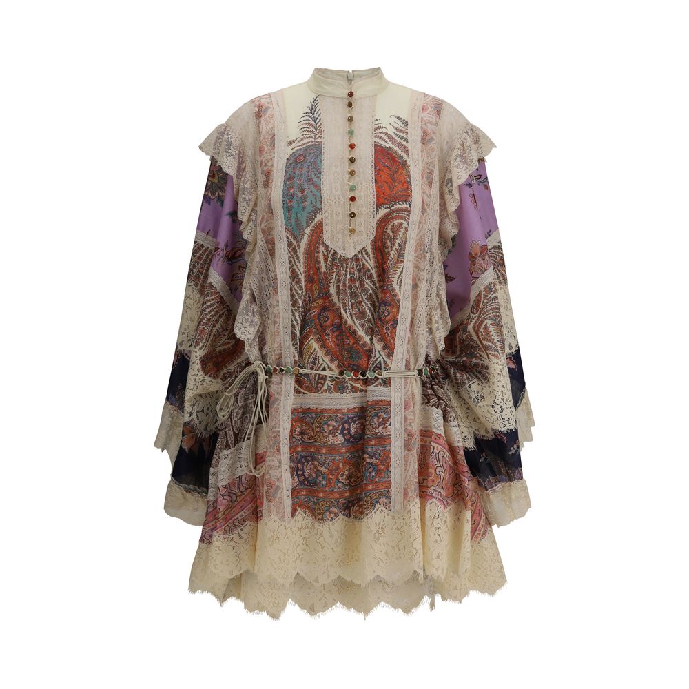 Zimmermann Rhiannon kurzes Kleid