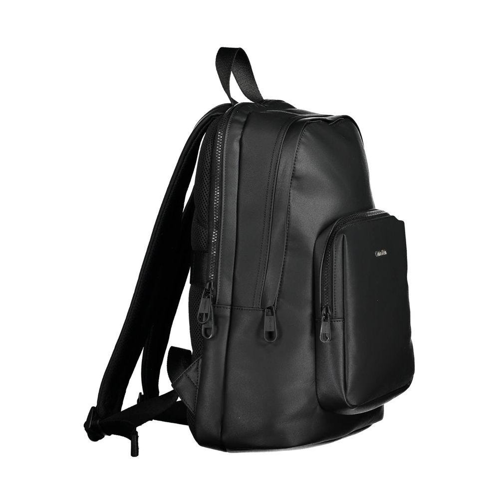 Calvin Klein Schwarzer Polyester Herren Rucksack