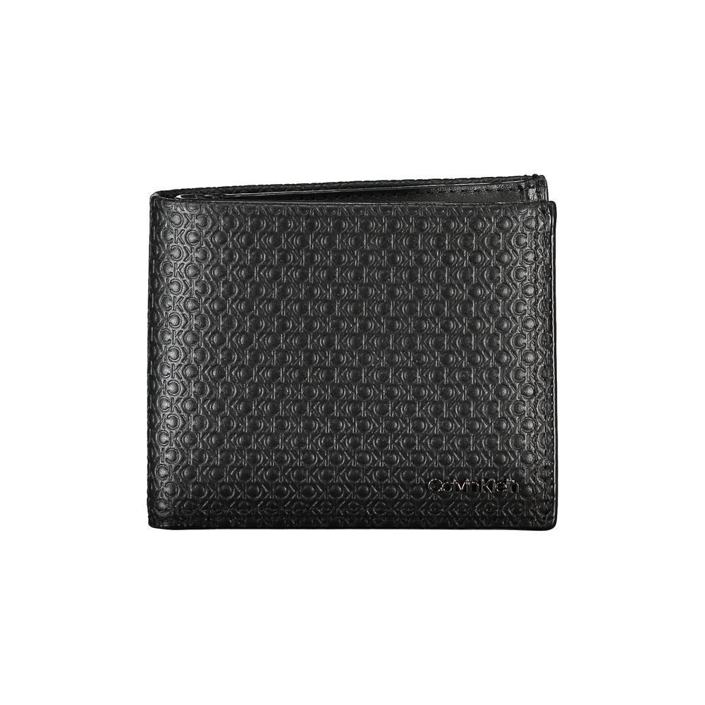 Portofel elegant din piele Calvin Klein cu pliere dublă și blocare RFID