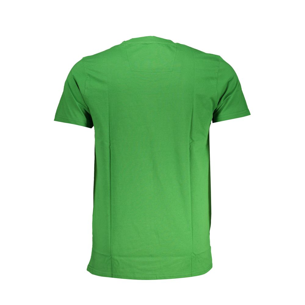 Grünes Baumwoll-T-Shirt der Cavalli Class
