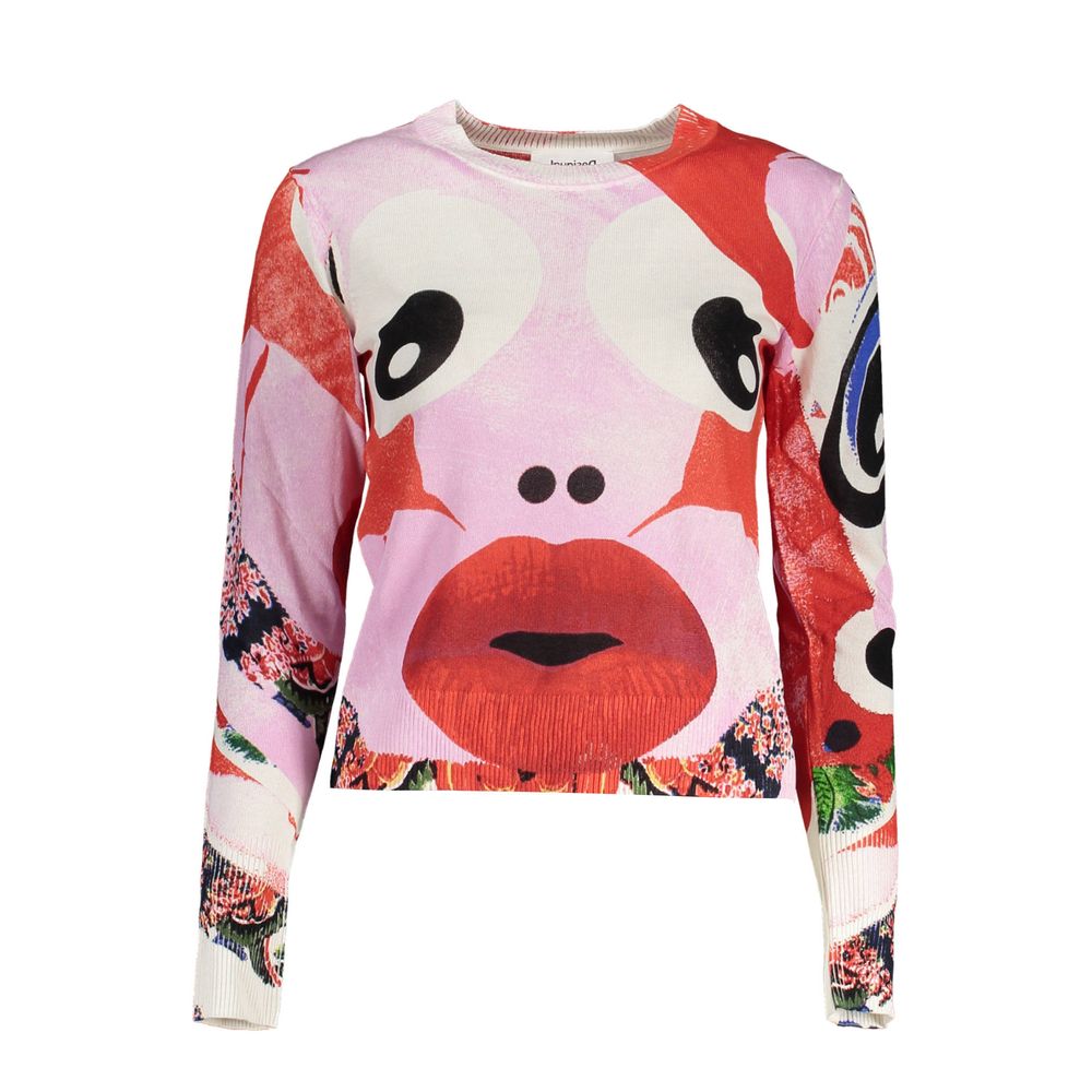 Desigual Rosa Viskose Damen Pullover