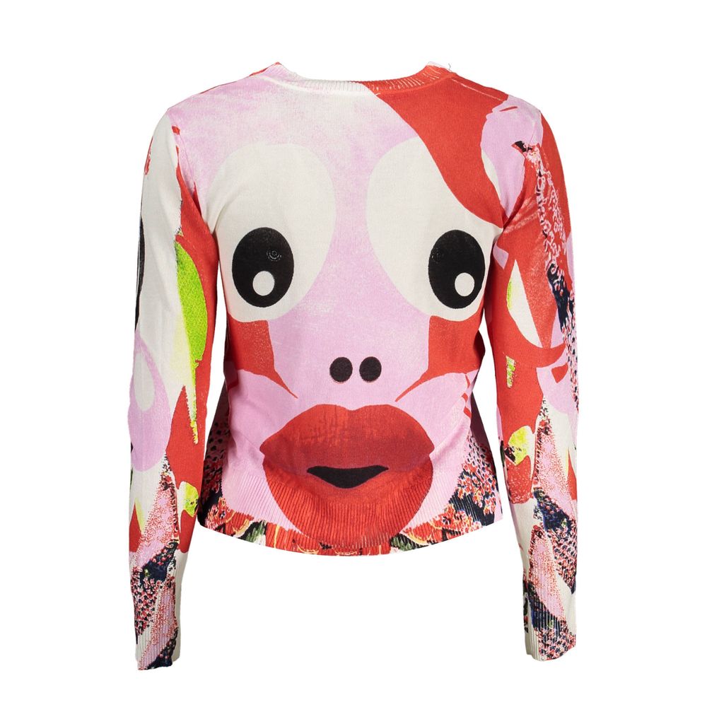 Desigual Rosa Viskose Damen Pullover