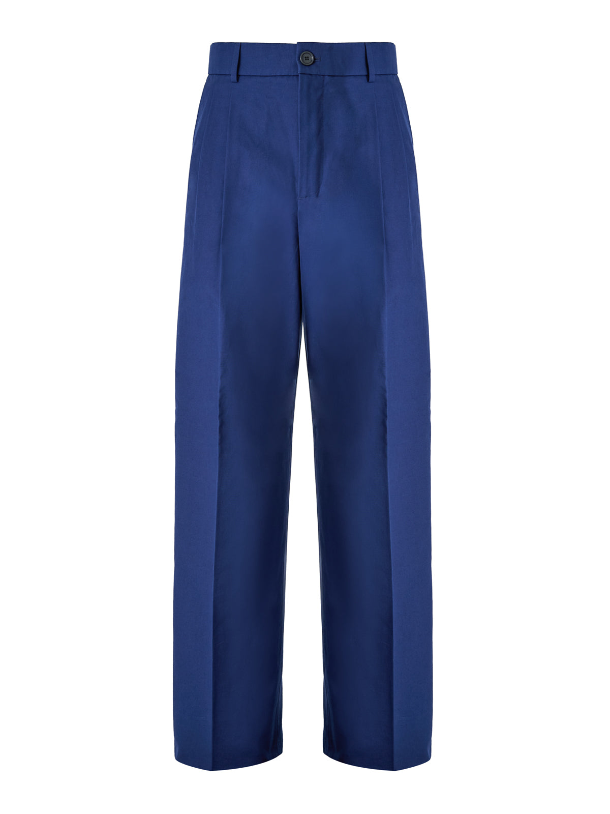 Gucci Blaue klassische Baumwollhose