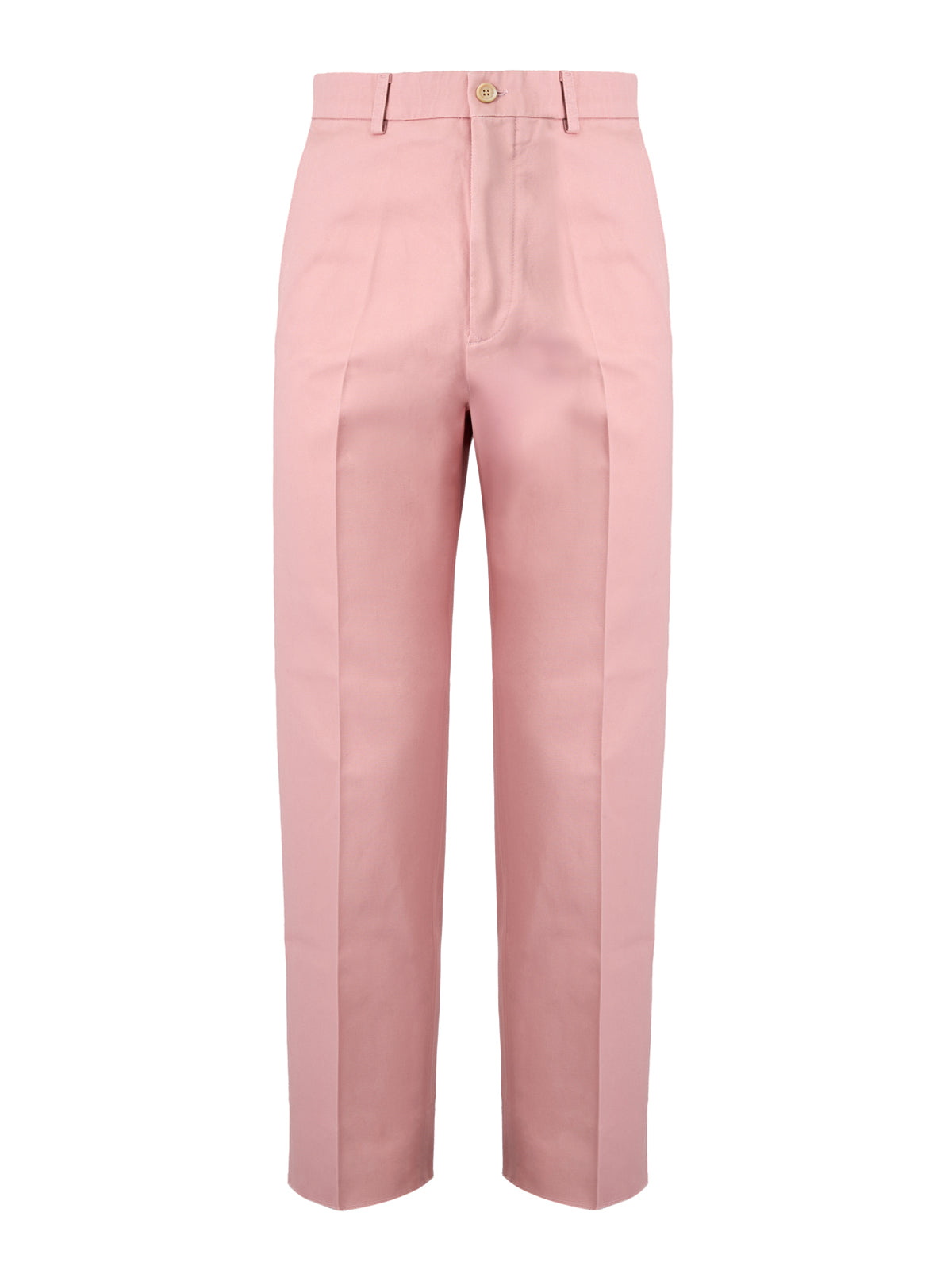 Hellrosa Baumwollhose von Gucci