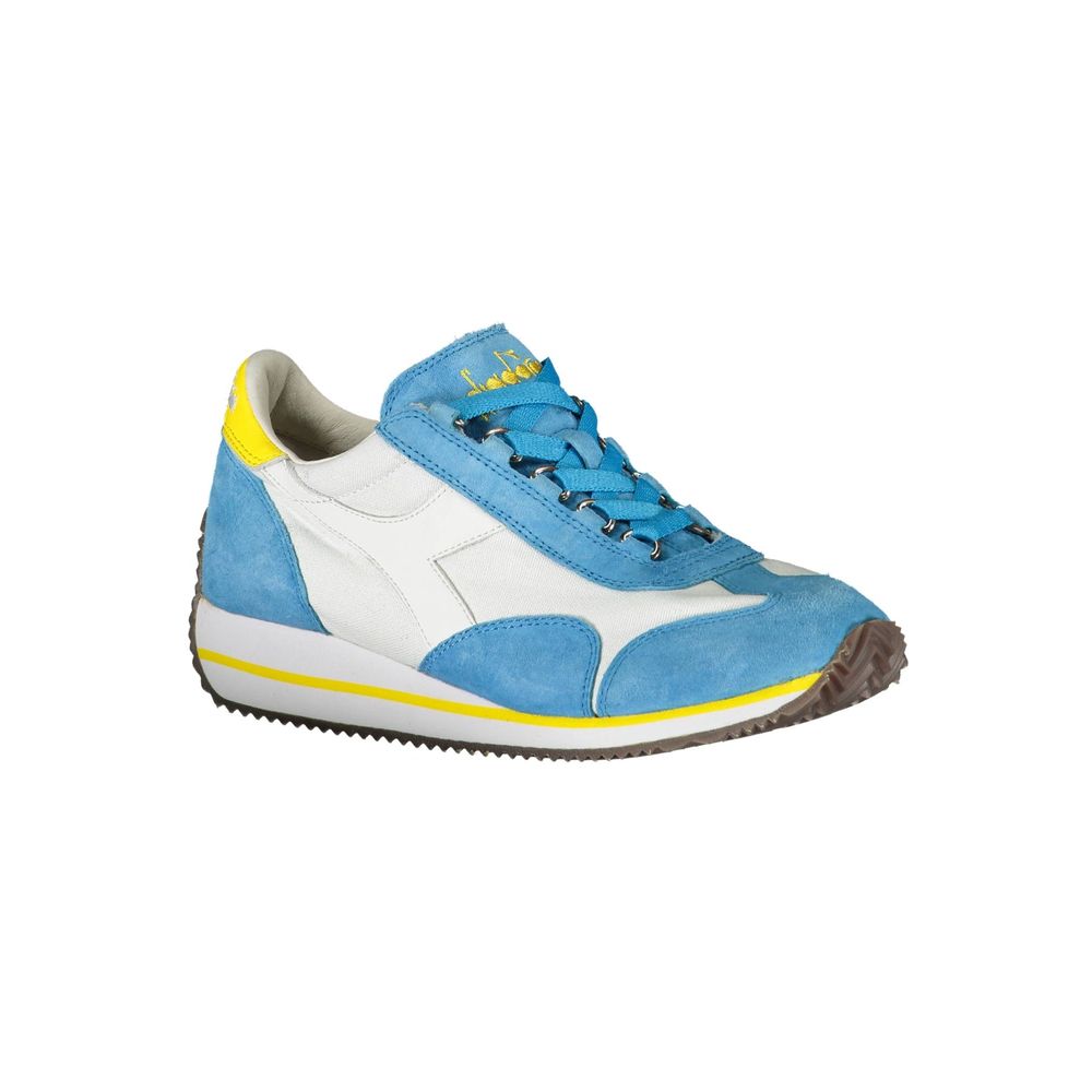 Diadora Hellblaue Leder-Sneaker für Damen
