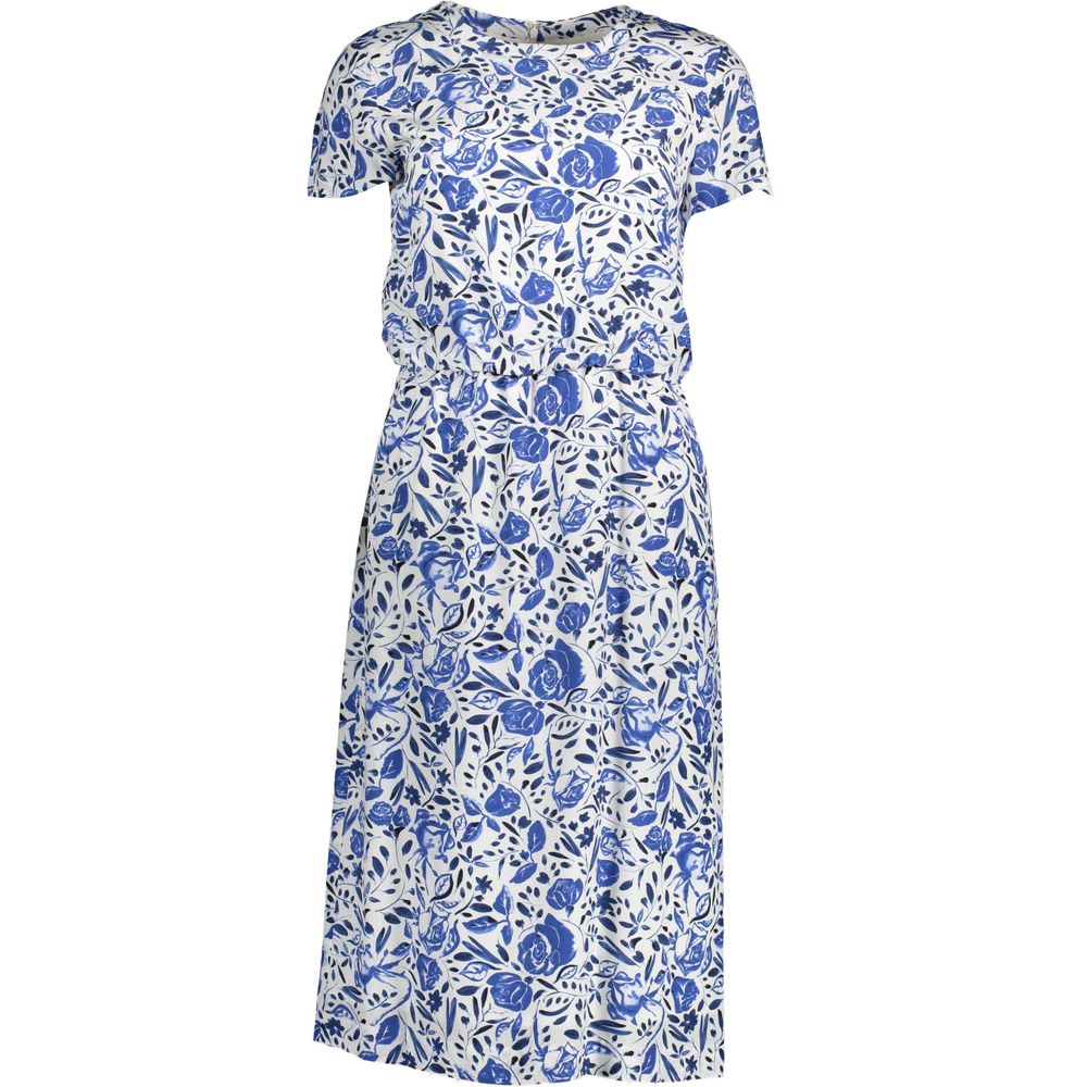 Gant Weißes Viskose-Damenkleid