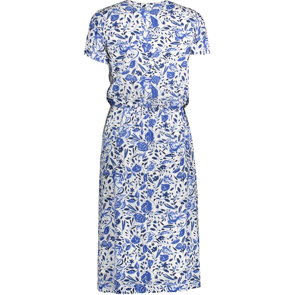 Gant Weißes Viskose-Damenkleid