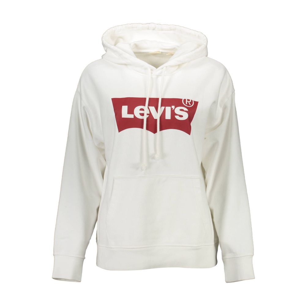 Levi's – Weißes Unisex-Sweatshirt aus Baumwolle