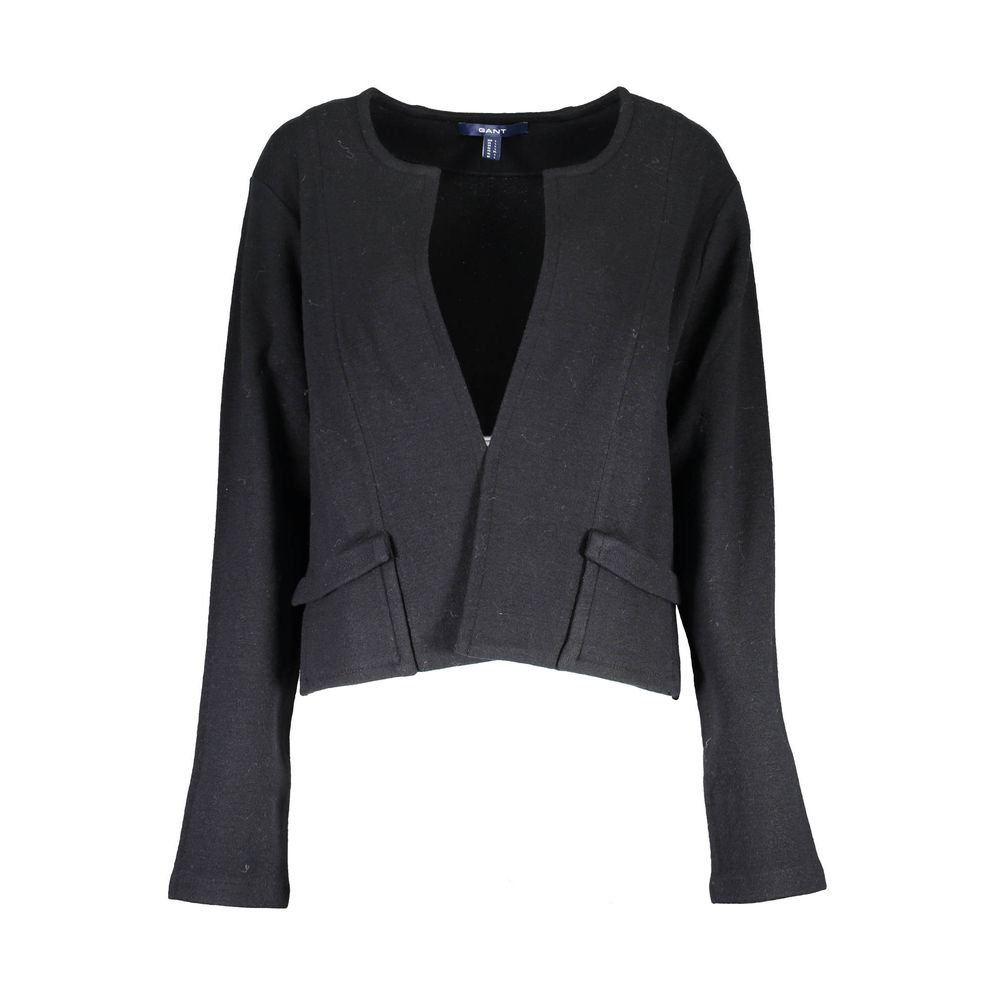 Gant Schwarze Woll-Strickjacke für Damen