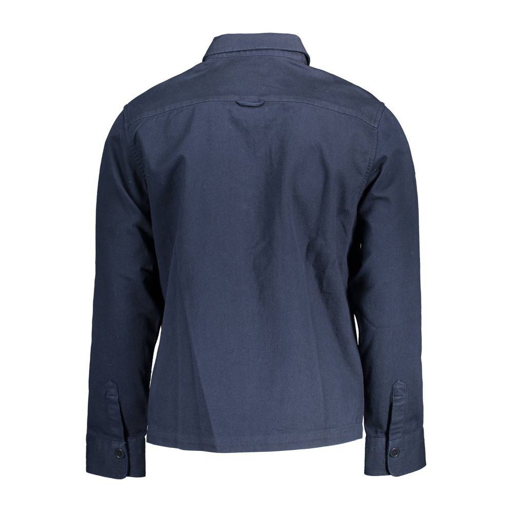 Gant Blaues Herrenhemd aus Baumwolle