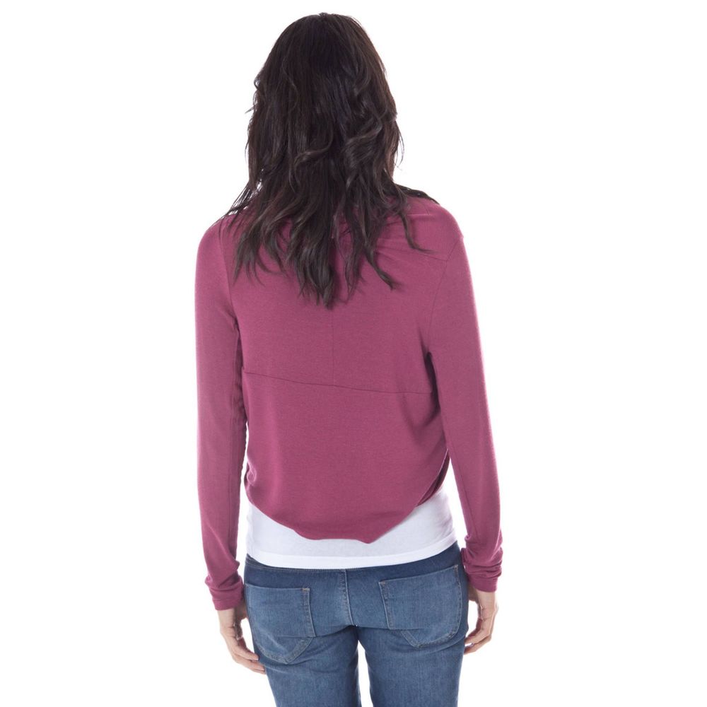 Lilafarbener Elastanpullover von John Galliano