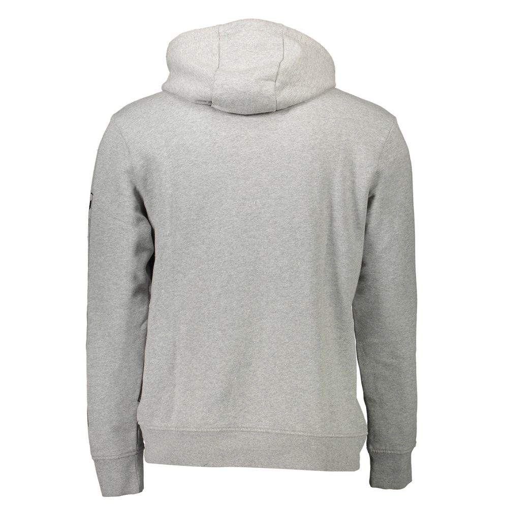 Napapijri Herrenpullover aus grauer Baumwolle