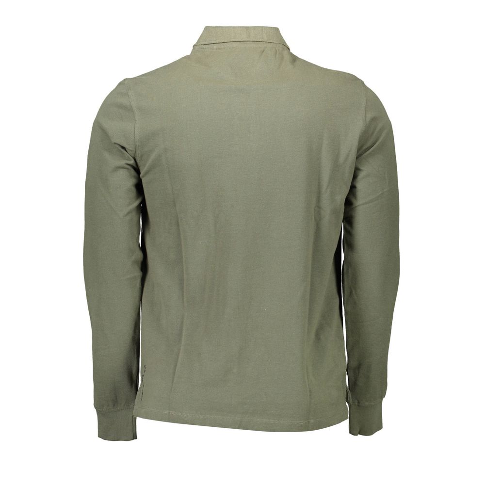 Tricou polo verde din bumbac pentru bărbați US POLO ASSN.
